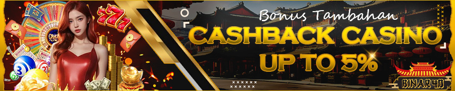 Bonus cashback casino up hingga 5%