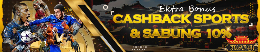 Bonus cashback sportsbook dan sabung ayam up hingga 10%